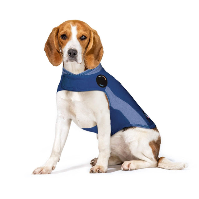 ThunderShirt Dog Blue Polo Medium - Anxiety Relief Shirt for Dogs