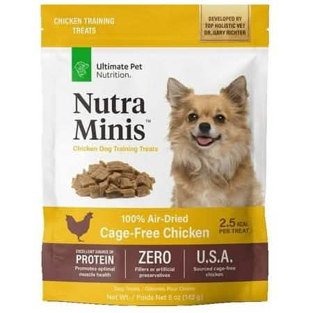 Ultimate Pet Nutra Minis Chicken Air Dried Treat 5oz