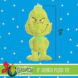 Fetch For Pets Medium Size Dr. Seuss The Grinch 9'' Dog Toy