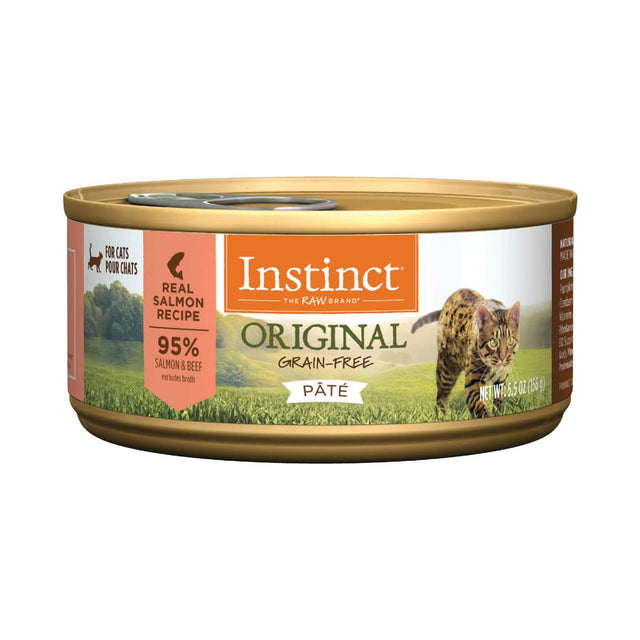 Instinct Wet Cat Food Original Pate 95% Real Salmon Recipe