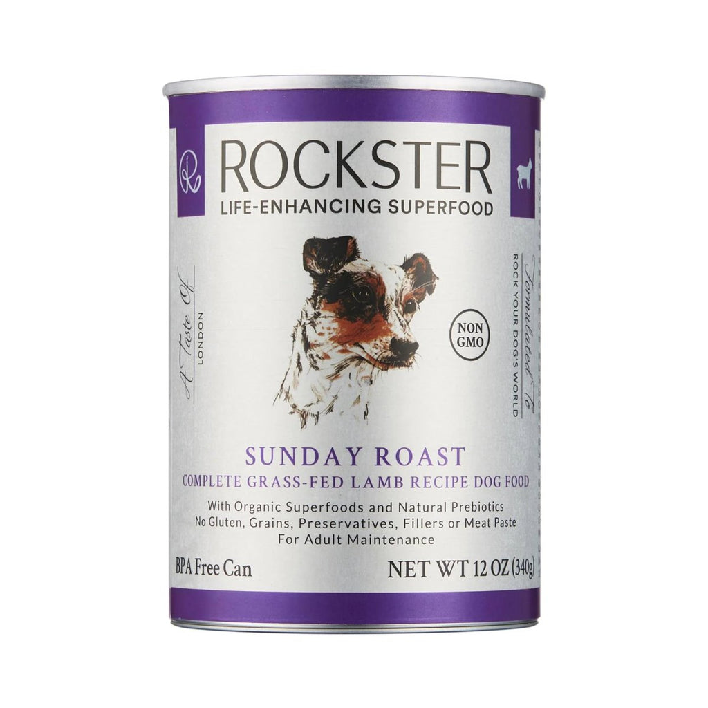 Rockster Wet Dog Food Sunday Roast Complete Grass-Fed Lamb Recipe