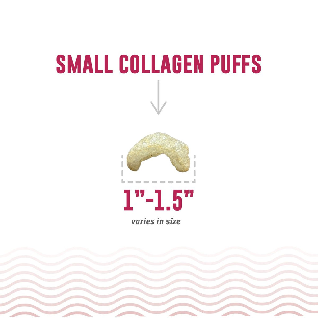 Icelandic Dog Treat Collagen Puffs Baked Beef Collagen with Lamb Marrow