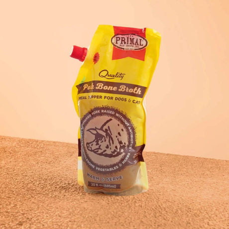 Primal Dog & Cat Food Topper Frozen Pork Bone Broth
