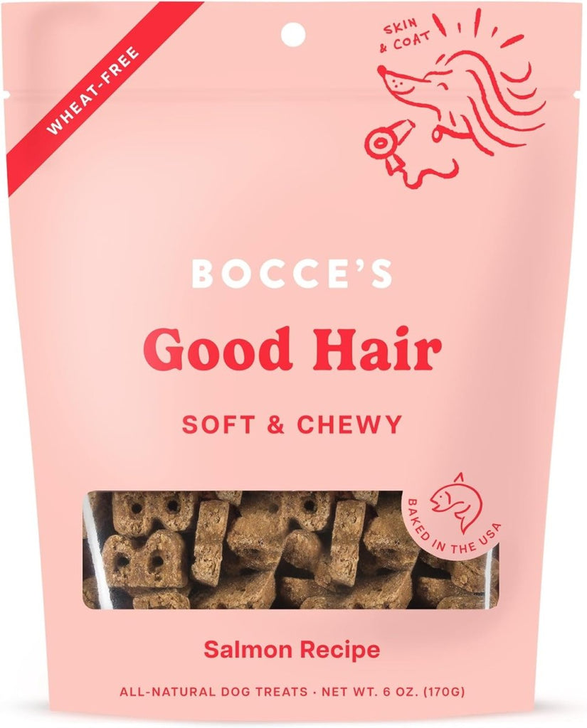 Bocce's Dog Treat Soft & Chewy Good Hair Salmon Recipe