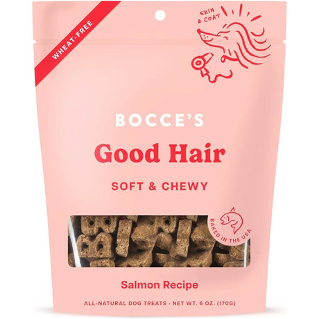 Bocce's Dog Treat Soft & Chewy Good Hair Salmon Recipe