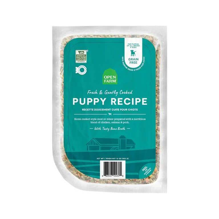 Open Farm Cooked Frozen Dog Food Puppy Recipe