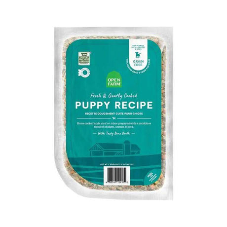 Open Farm Cooked Frozen Dog Food Puppy Recipe