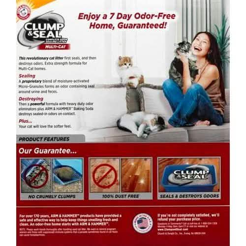 Arm &amp; Hammer Cat Litter Clump &amp; Seal Multi-Cat