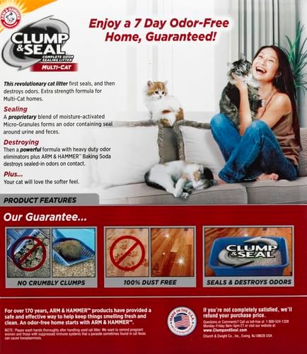 Arm &amp; Hammer Cat Litter Clump &amp; Seal Multi-Cat