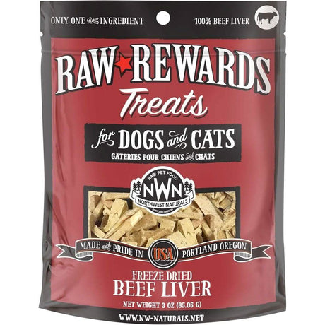 Raw Rewards Dog & Cat Treat Freeze Dried Beef Liver