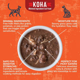 Koha Wet Cat Food Poké Bowl Tuna & Chicken Entrée in Gravy