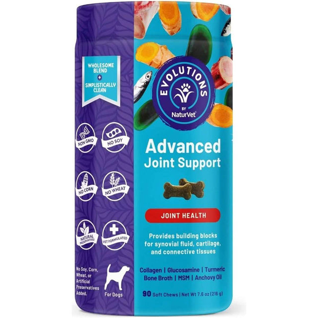 Evolutions by NaturVet Advanced Joint Support Chews for Dogs