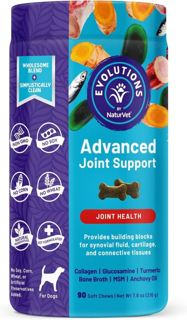 Evolutions by NaturVet Advanced Joint Support Chews for Dogs