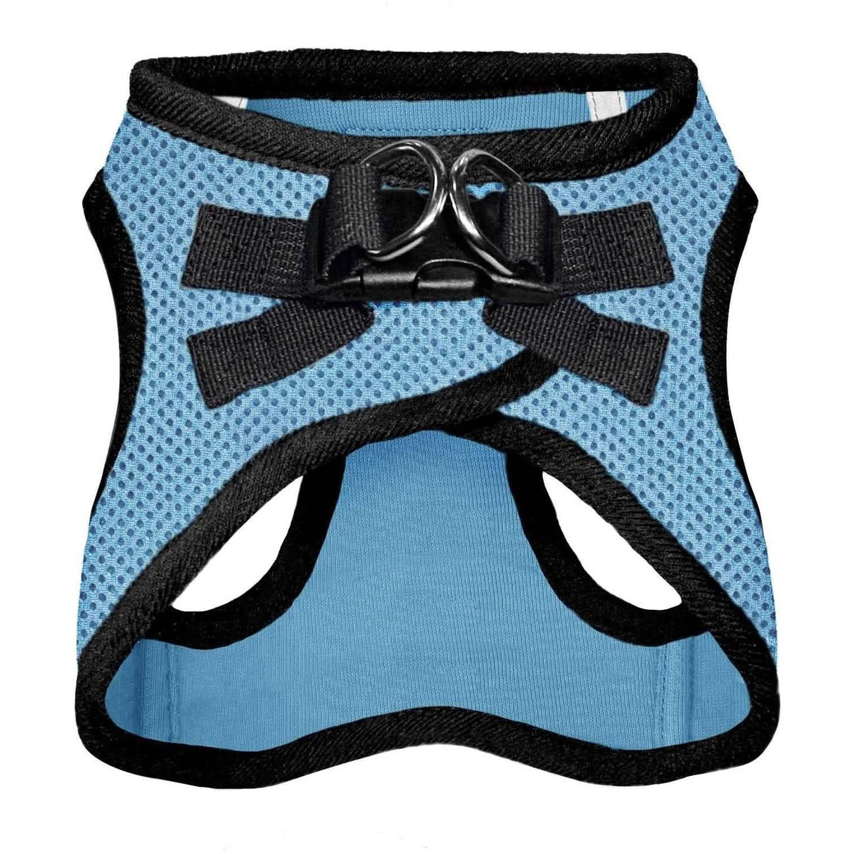 Voyager Step-In Air Pet Harness - Baby Blue with Black Trim