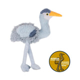 Tall Tails Dog Toy Plush Heron with Rope