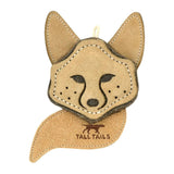 Tall Tails Dog Toy Scrappy Leather Fox