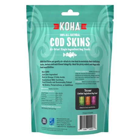 Koha Dog Treat Air Dried Cod Skins