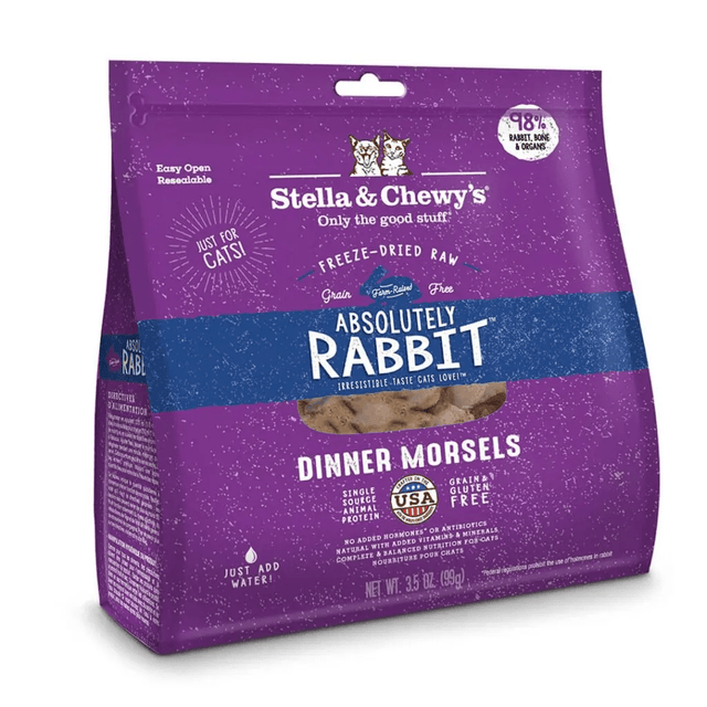 Stella and Chewy's Absolutely Rabbit Freeze Dried Raw Dinner Morsels