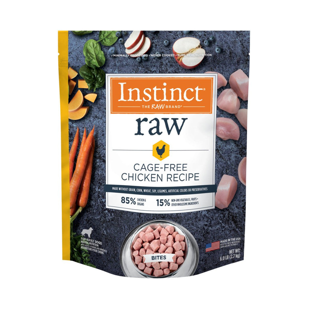 Instinct Raw Frozen Dog Food Chicken Bites