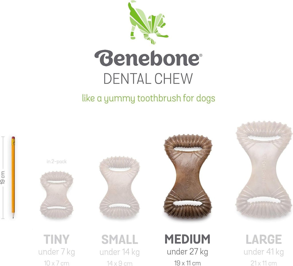 Benebone Dog Toy Dental Chew Bacon Flavor