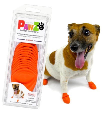 PawZ Rubber Dog Boots - X-Small