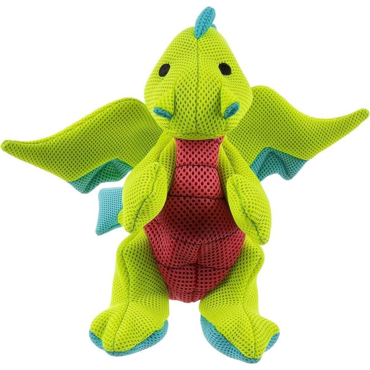 GoDog Dog Toy Double Chew Guard Dragon