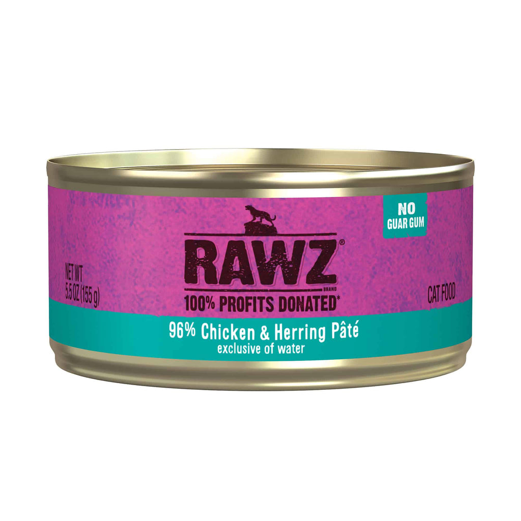 RAWZ 96% Chicken & Herring Pâté Cat Food