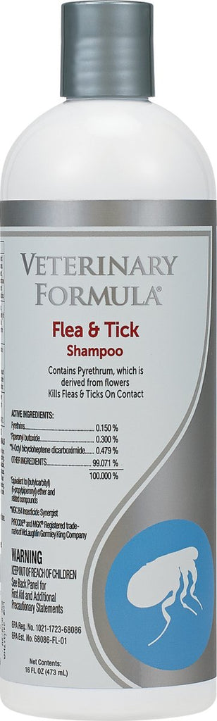 Synergy Labs Veterinary Formula Flea & Tick Shampoo for Dogs & Cats