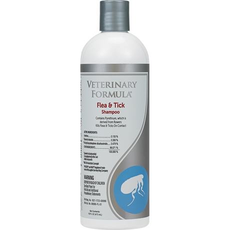 Synergy Labs Veterinary Formula Flea & Tick Shampoo for Dogs & Cats