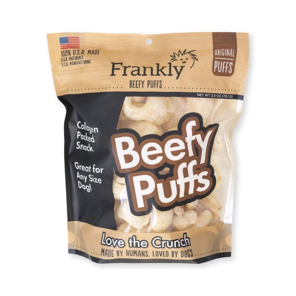 Frankly Dog Treat Beefy Puffs Original