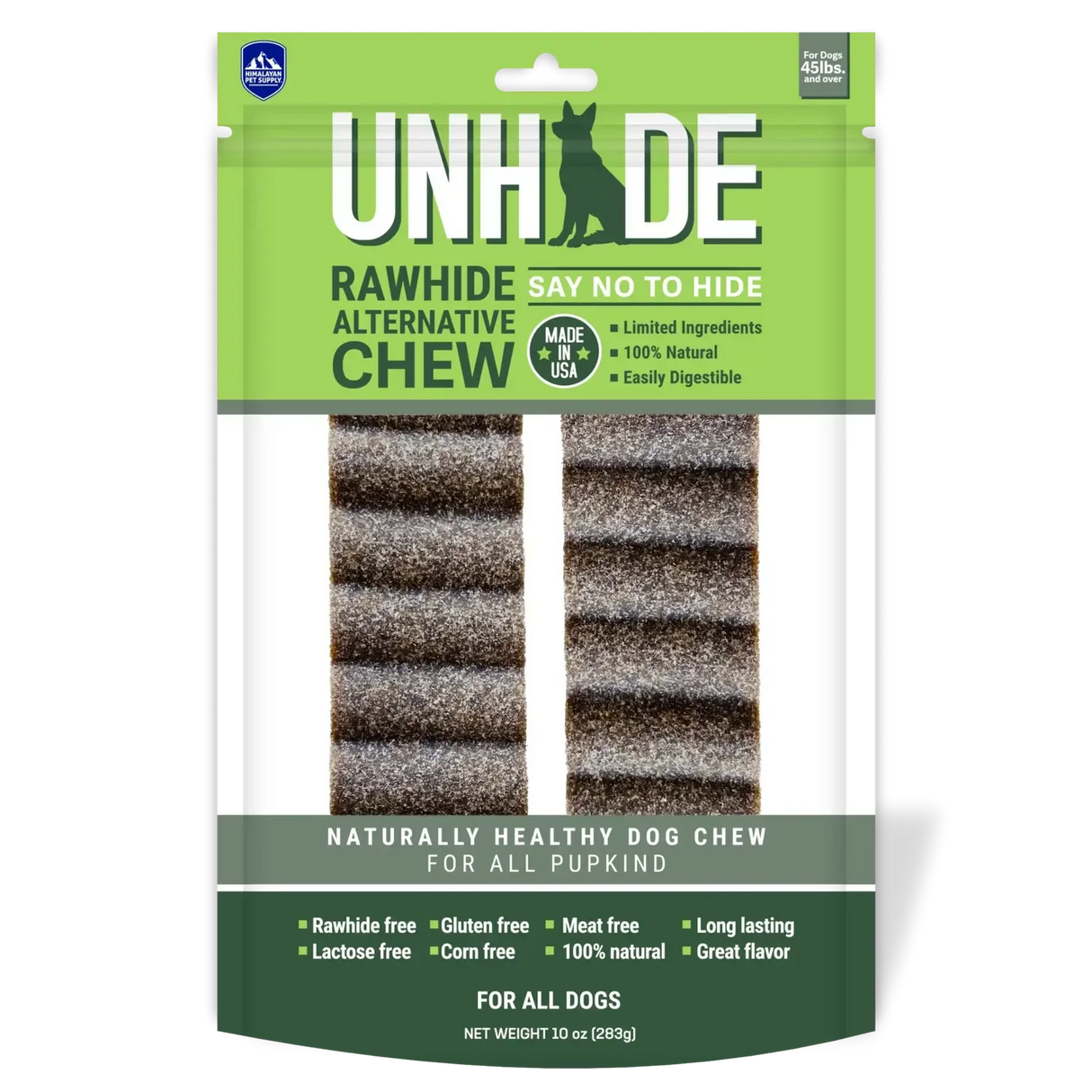 Himalayan Pet Supply Dog Treat Unhide Rawhide Alternative Chew