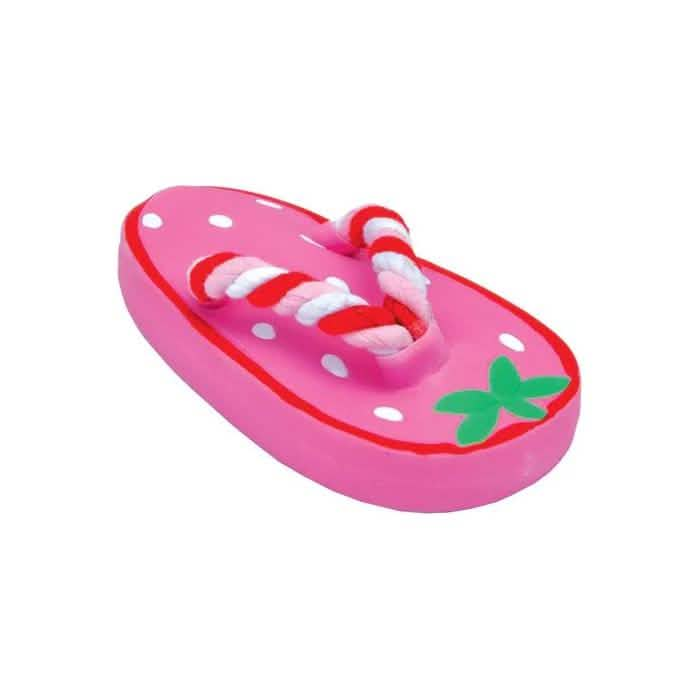 Rascals by Coastal Dog Toy Latex Flip Flop