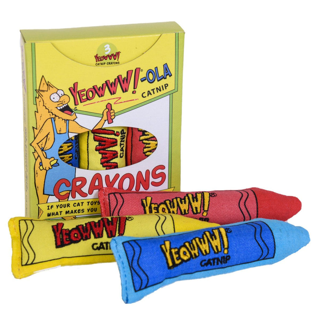 Yeowww! Catnip Cat Toy Crayons