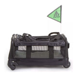 PetWise Sherpa Ultimate On Wheels Pet Carrier - Black