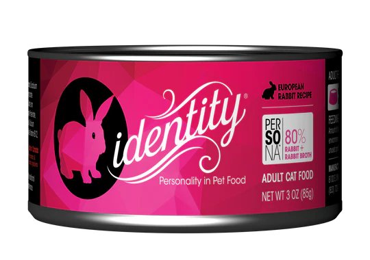 Identity Wet Cat Food 95% Rabbit Paté Recipe