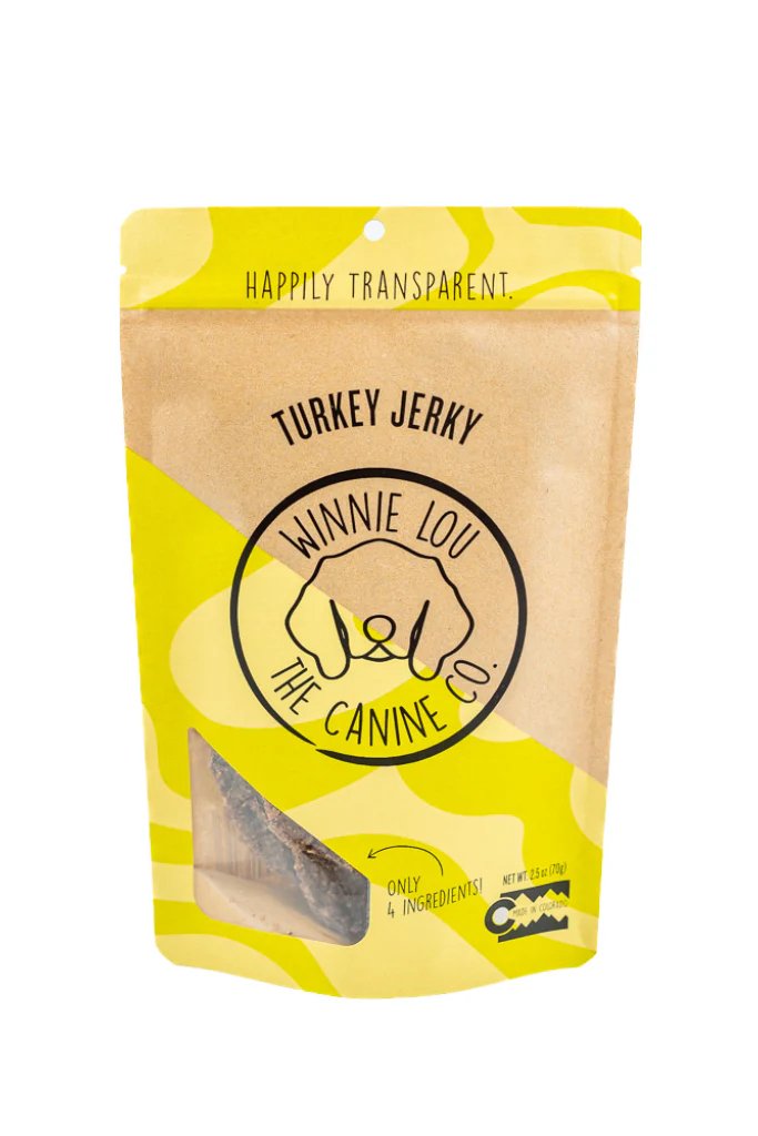 Winnie Lou Dog Treat Turkey Jerky