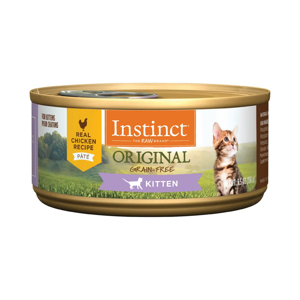 Instinct Wet Cat Food Original Pate Kitten Real Chicken Recipe