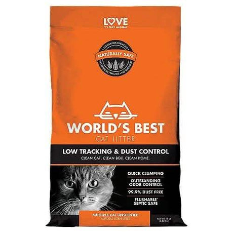 World's Best Cat Litter Low Tracking & Dust Control