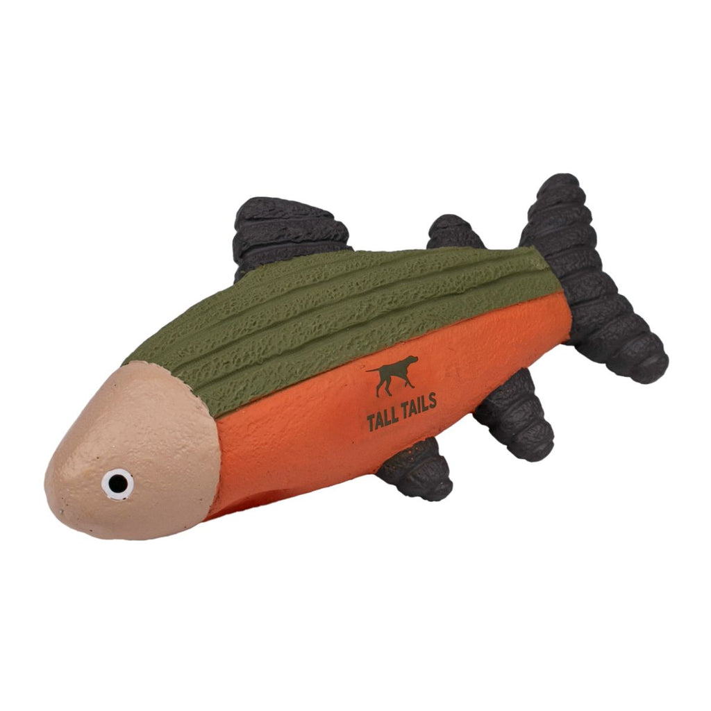 Tall Tails Dog Toy Latex Squeaker Fish