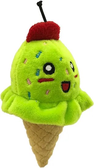 PetSport Dog Toy Tiny Tots Foodies Ice Cream - Mint