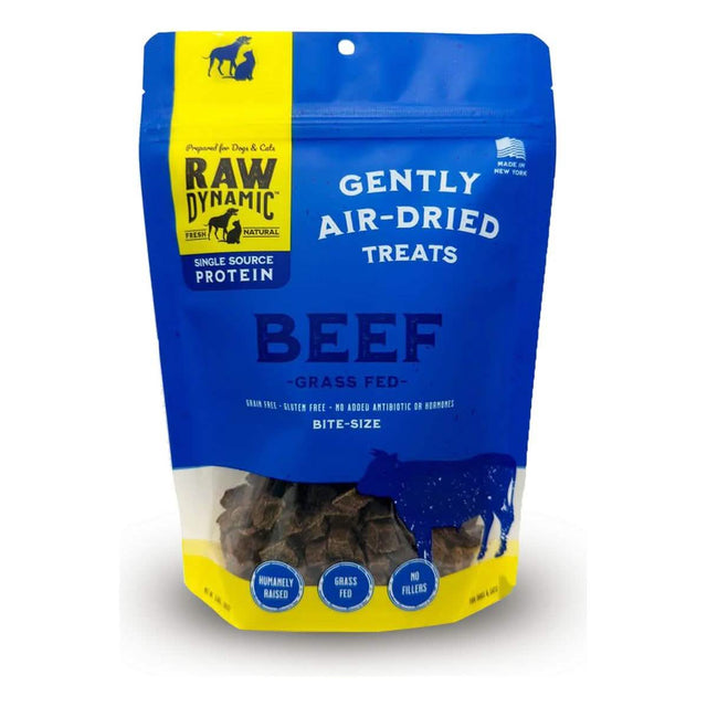 Raw Dynamic Dog Treat Air-Dried Bite-Size Beef