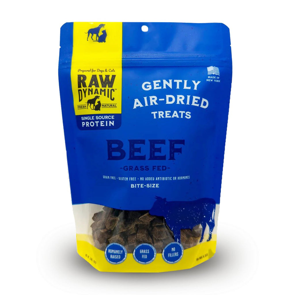 Raw Dynamic Dog Treat Air-Dried Bite-Size Beef