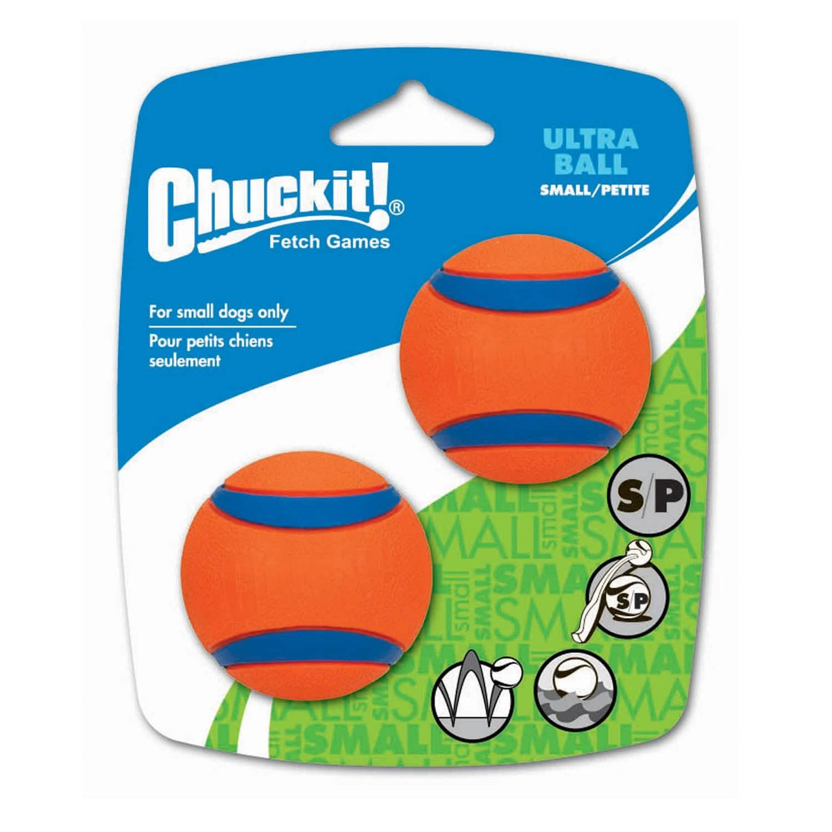 Chuckit Dog Toy Ultra Rubber Ball 2pk