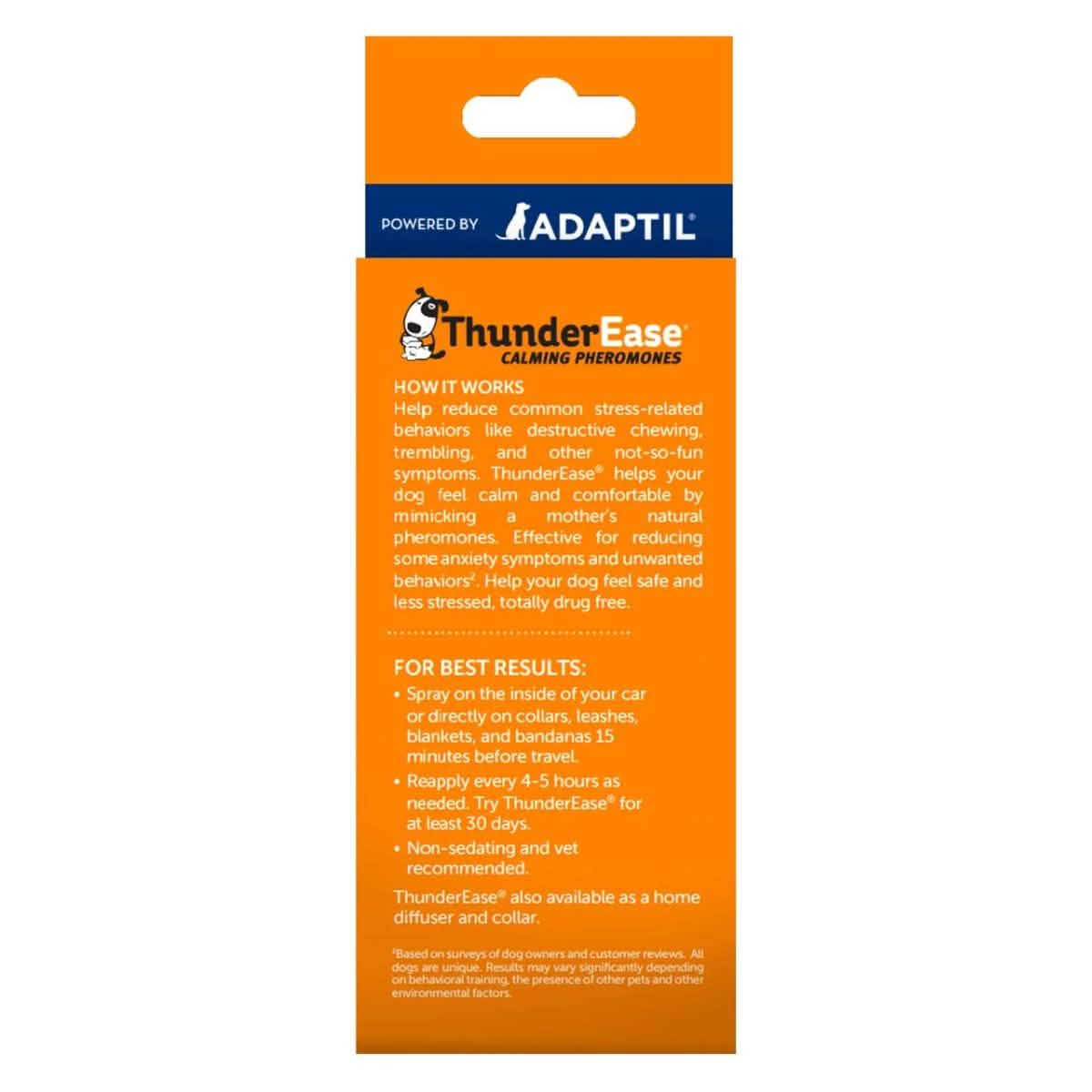 ThunderEase Calming Spray with Adaptil Pheromones for a Calmer Dog