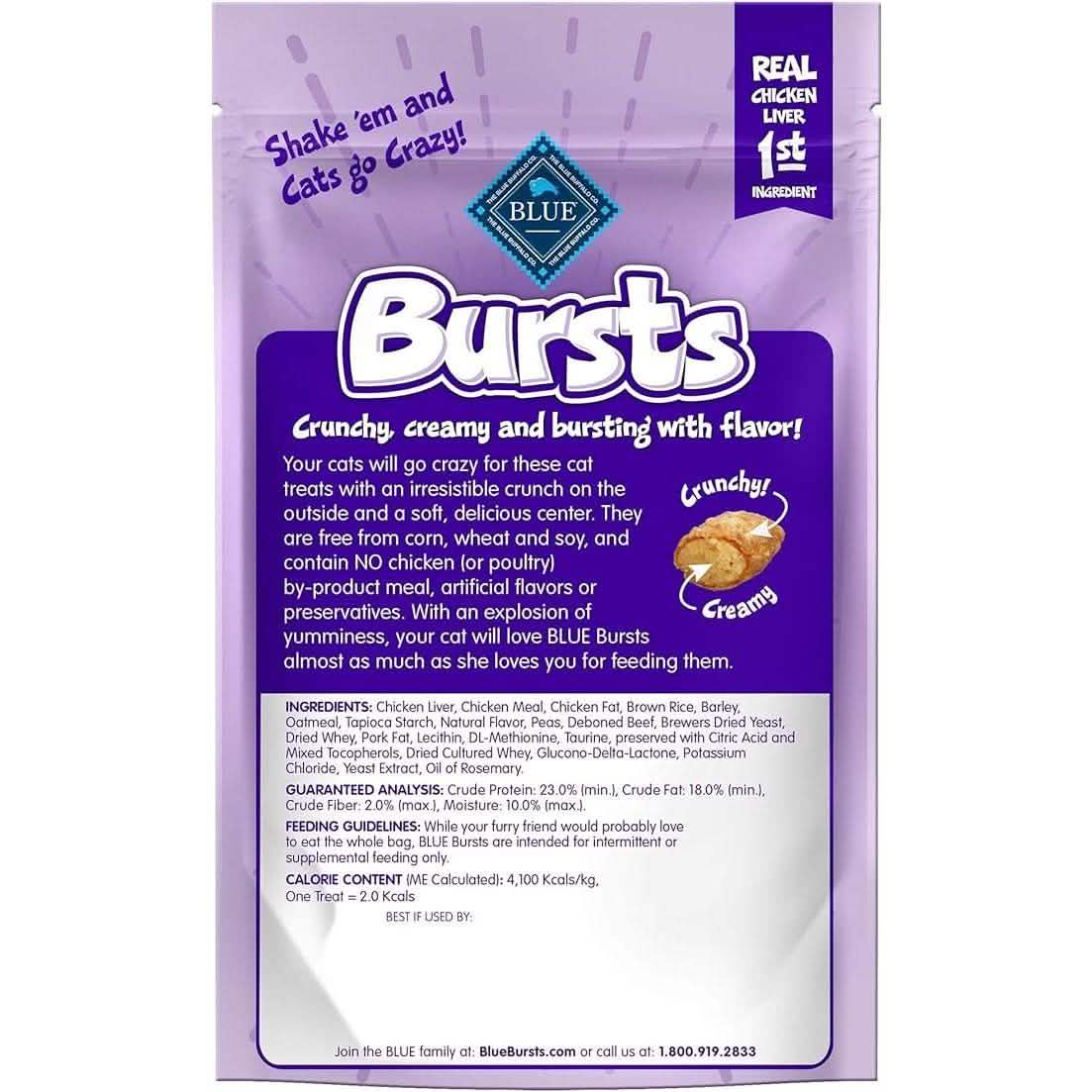 Blue Buffalo Cat Treat Bursts with Delish Liver & Beef