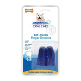 Nylabone Advanced Oral Care Soft + Flexible Finger Brushes (2 Pack)