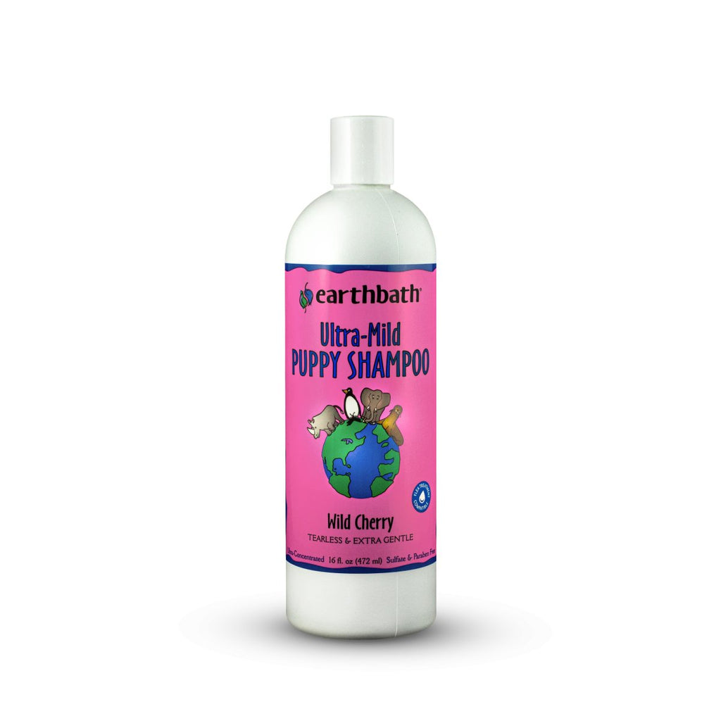 earthbath Ultra-Mild Puppy Shampoo Wild Cherry, Tearless & Extra Gentle