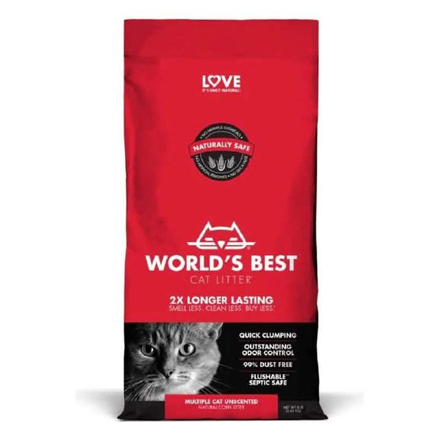 World's Best Cat Litter Mulitple Cat Unscented