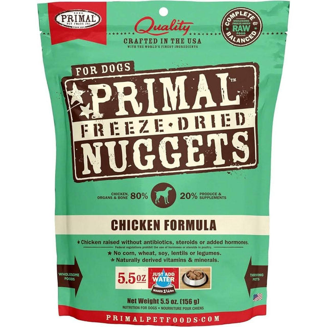 Primal Freeze-Dried Dog Food Nuggets Chicken Formula