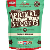 Comida para perros liofilizada Primal en forma de nuggets con fórmula de pollo